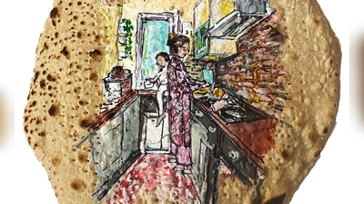 „Gol Roti“ (Werkreihe), Sara Hashmi, 2025. (Foto: Sara Hashmi)