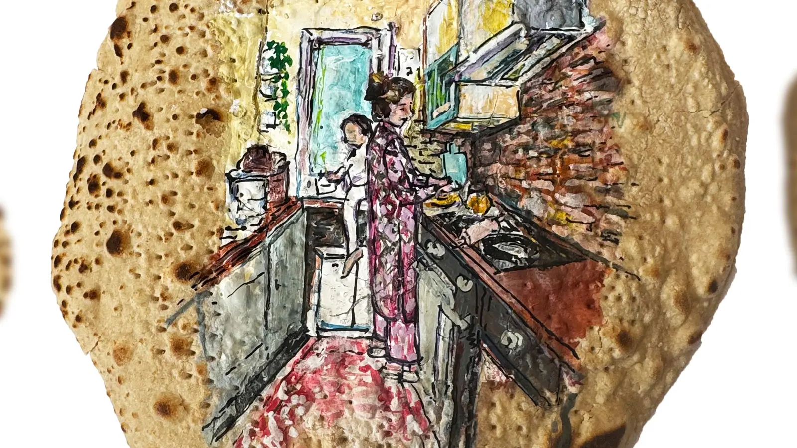 „Gol Roti“ (Werkreihe), Sara Hashmi, 2025. (Foto: Sara Hashmi)