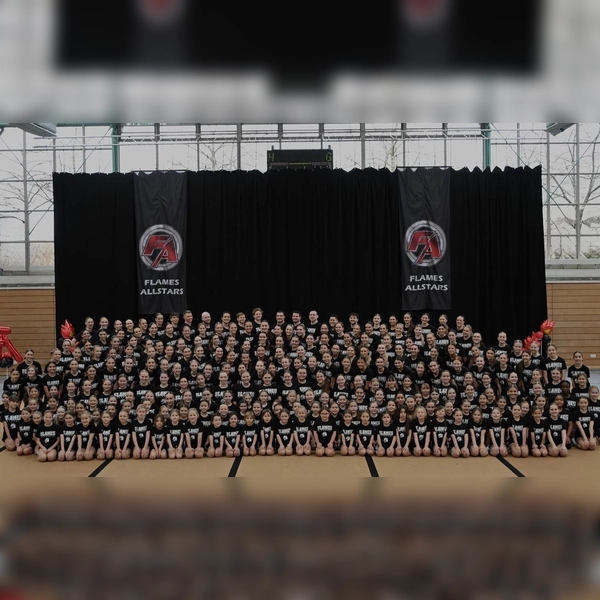 Eine große und erfolgreiche Abteilung beim TSV Haar: die „Flames Allstars” Cheerleader. (Foto: TSV Haar)