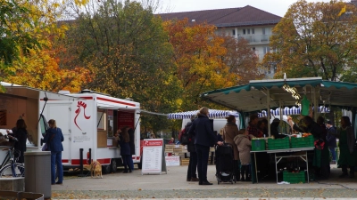 Donnerstags ist Markttag am Georg-Freundorfer-Platz. Die Stadtteilbewohner wünschen sich nun einen zweiten Markttag. (Foto: Beatrix Köber)