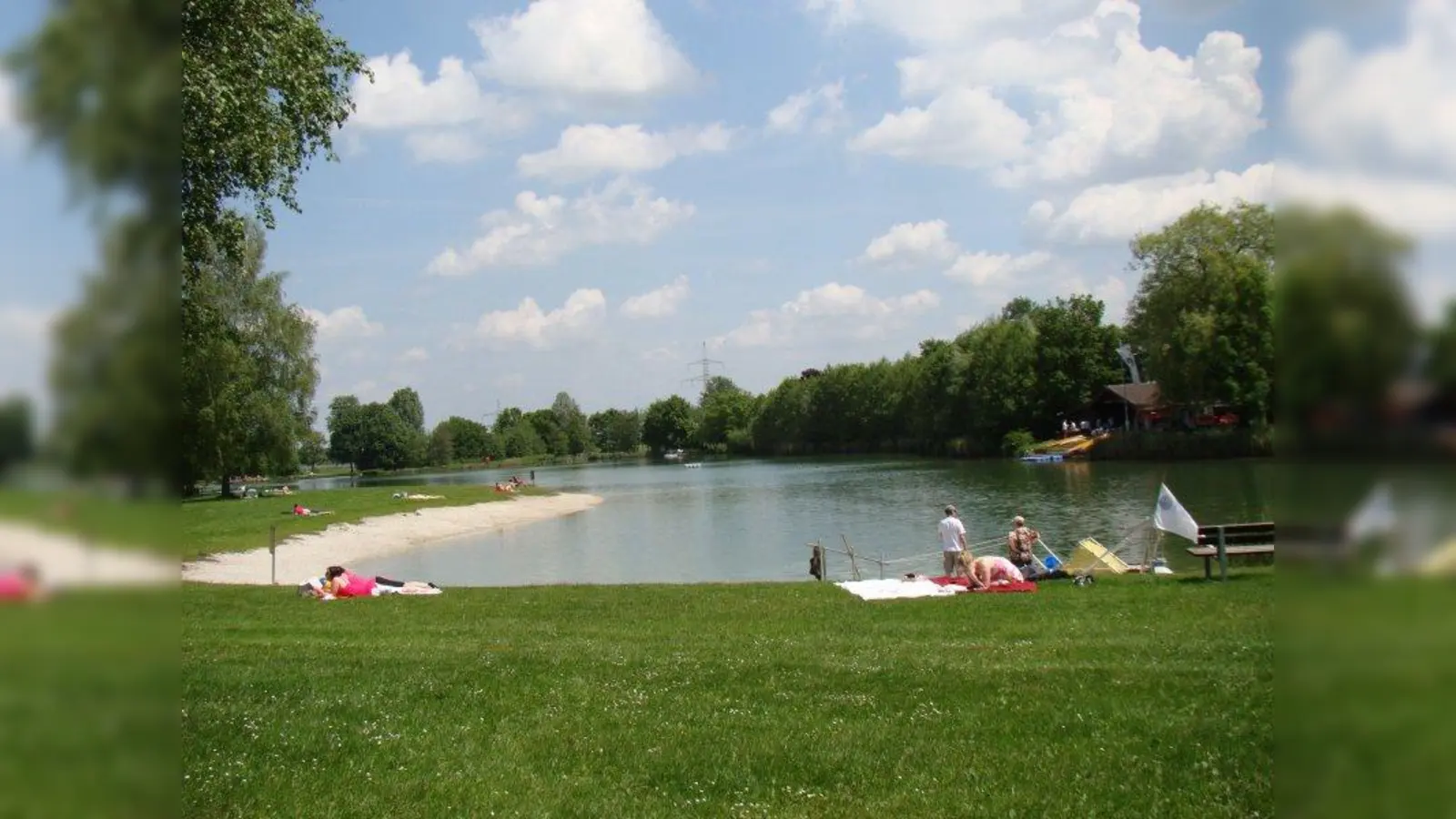 Beliebter Badegewässer: der Germeringer See. (Foto: pst)
