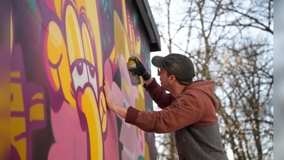 Die Mal-Aktion beginnt am 24. April und dauert voraussichtlich bis zum 27.April. (Foto: Alexander Scharf)