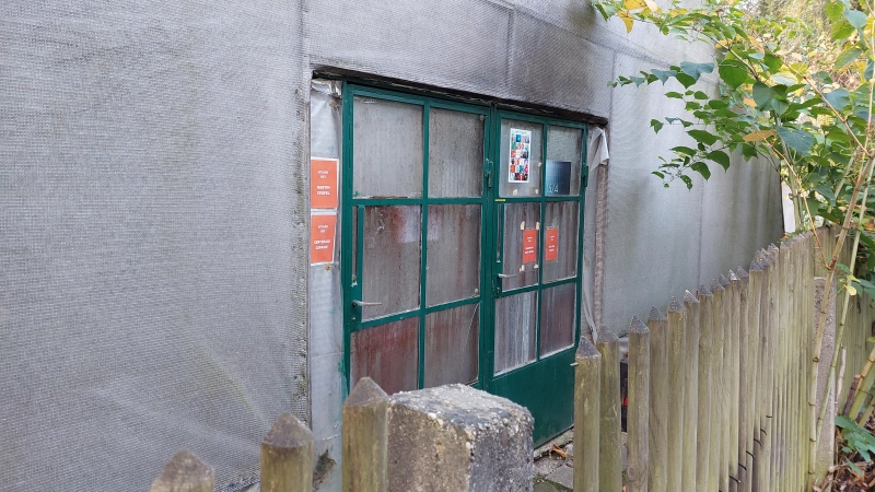 Das Botanikum in der Feldmochinger Straße: Die Gewächshäuser dienten lange als Ateliers für Künstler. (Archivbild: bas)