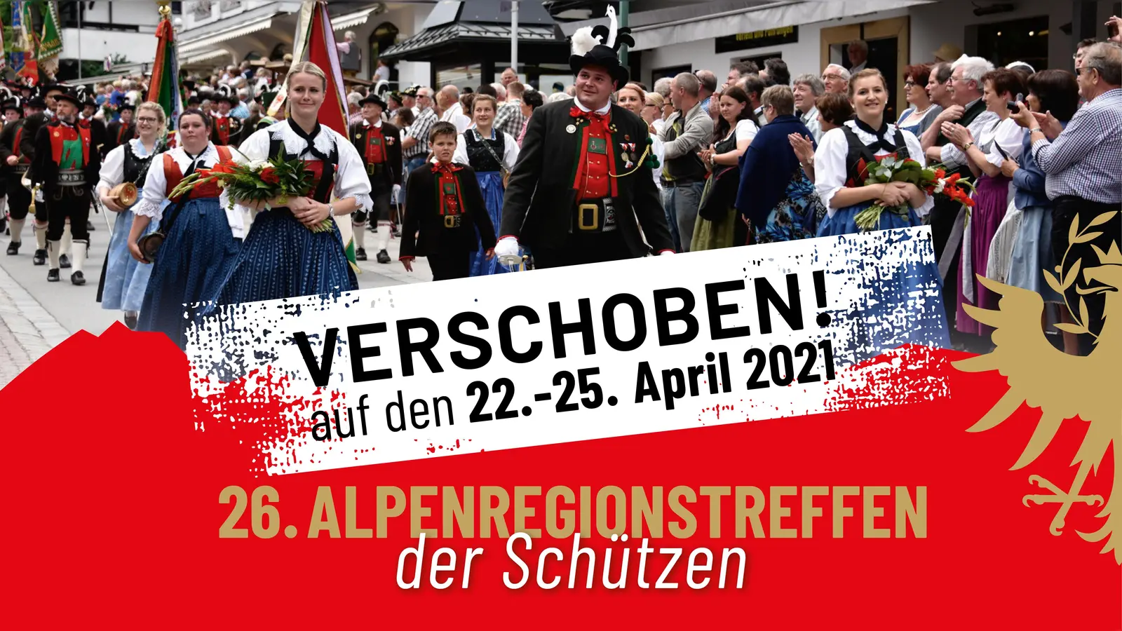 Das 26. Alpenregionstreffen findet ein Jahr später als geplant vom 22. bis 25. April 2021 statt. (Foto: VA)
