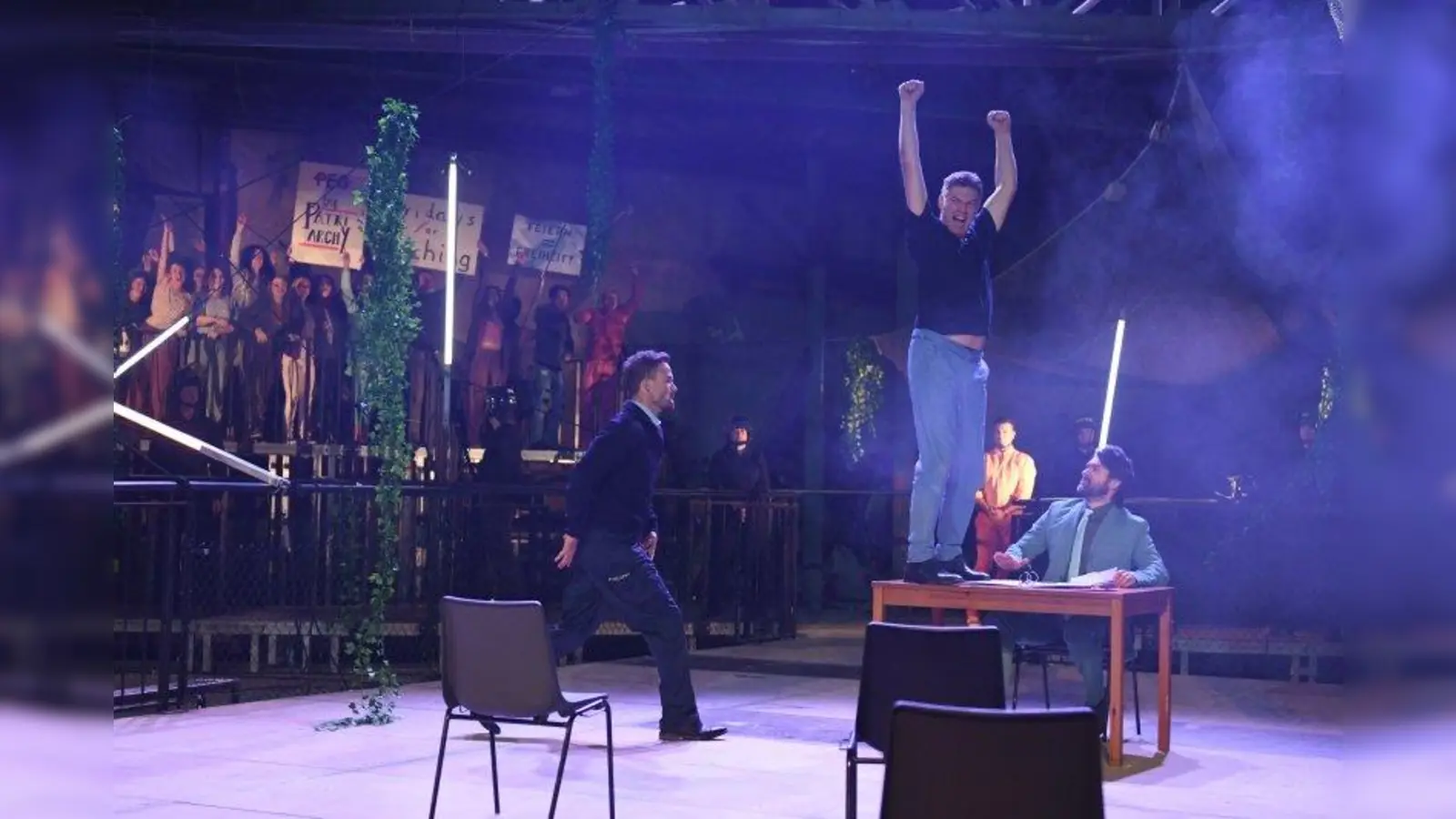 Die Opera Incognita bei den Proben zum &amp;quot;Liebesverbot&amp;quot;. (Foto: RWV)