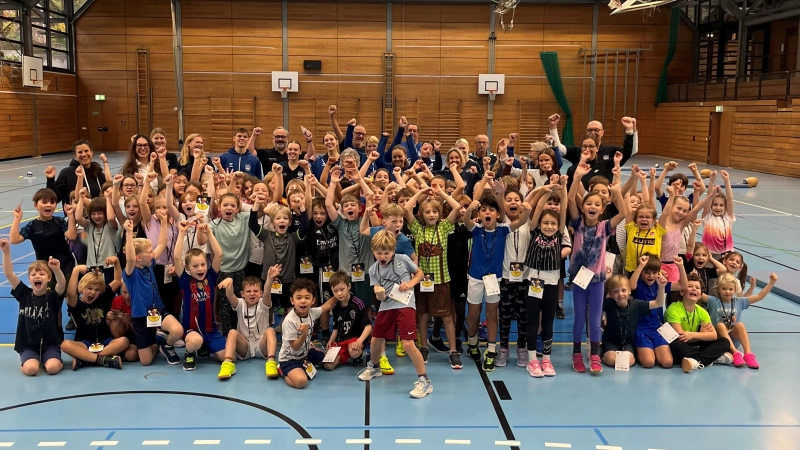 Die Kinder hatten viel Spaß beim „Hanniball-Pass” mit dem TSV Herrsching.  (Foto: TSV Herrsching)