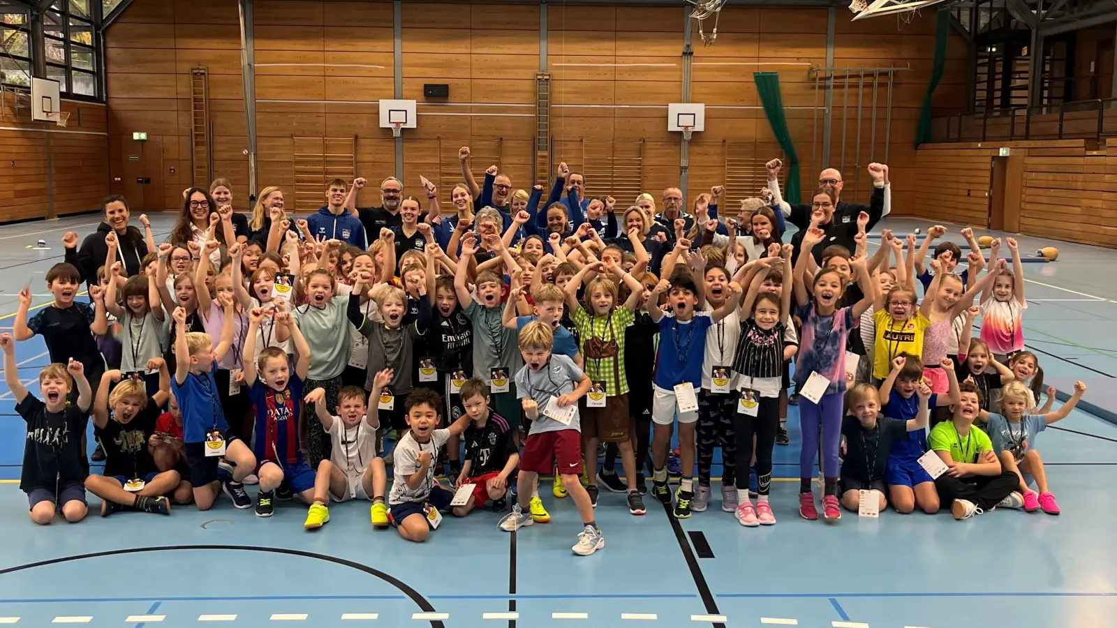 Die Kinder hatten viel Spaß beim „Hanniball-Pass” mit dem TSV Herrsching.  (Foto: TSV Herrsching)