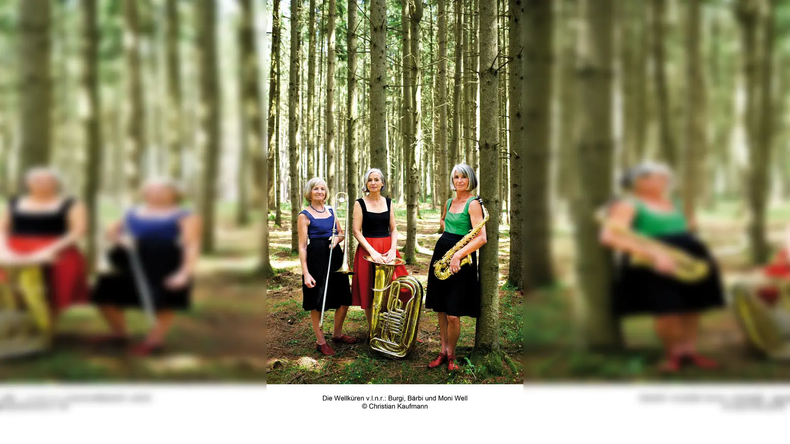 Die Wellküren von links nach rechts: Burgi, Bärbi und Moni Well. (Foto: Christian Kaufmann)