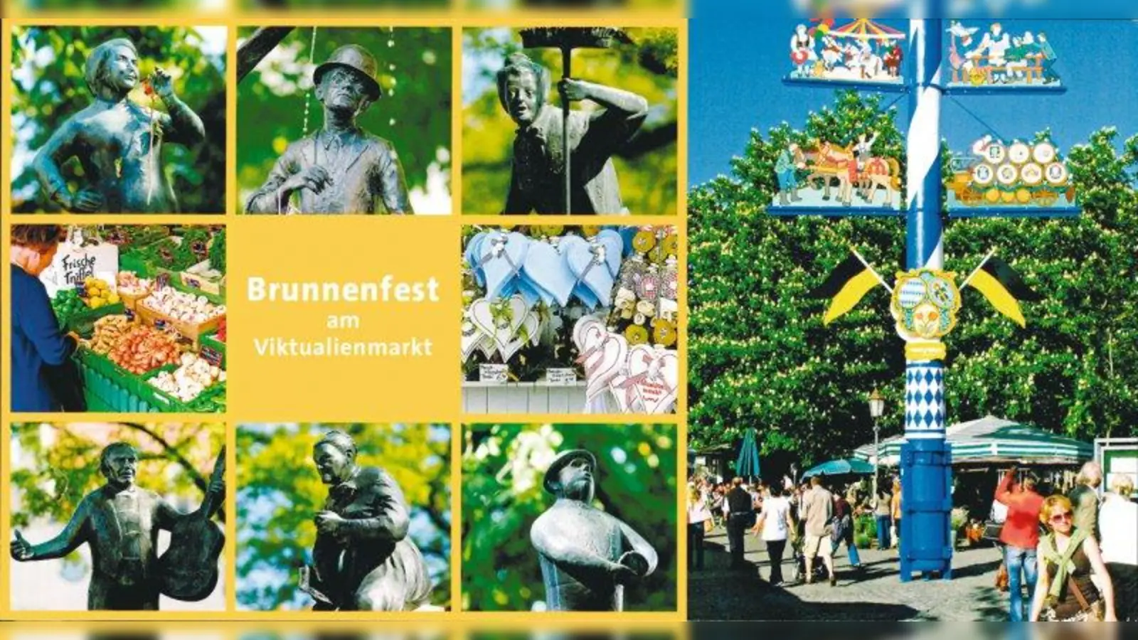 Die Volkssänger gehören zu den&nbsp;populärsten Aushängeschildern der Münchner Musikkultur. Mit den Brunnen am Viktualienmarkt wurde ihnen ein Denkmal gesetzt. (Foto: Archiv)