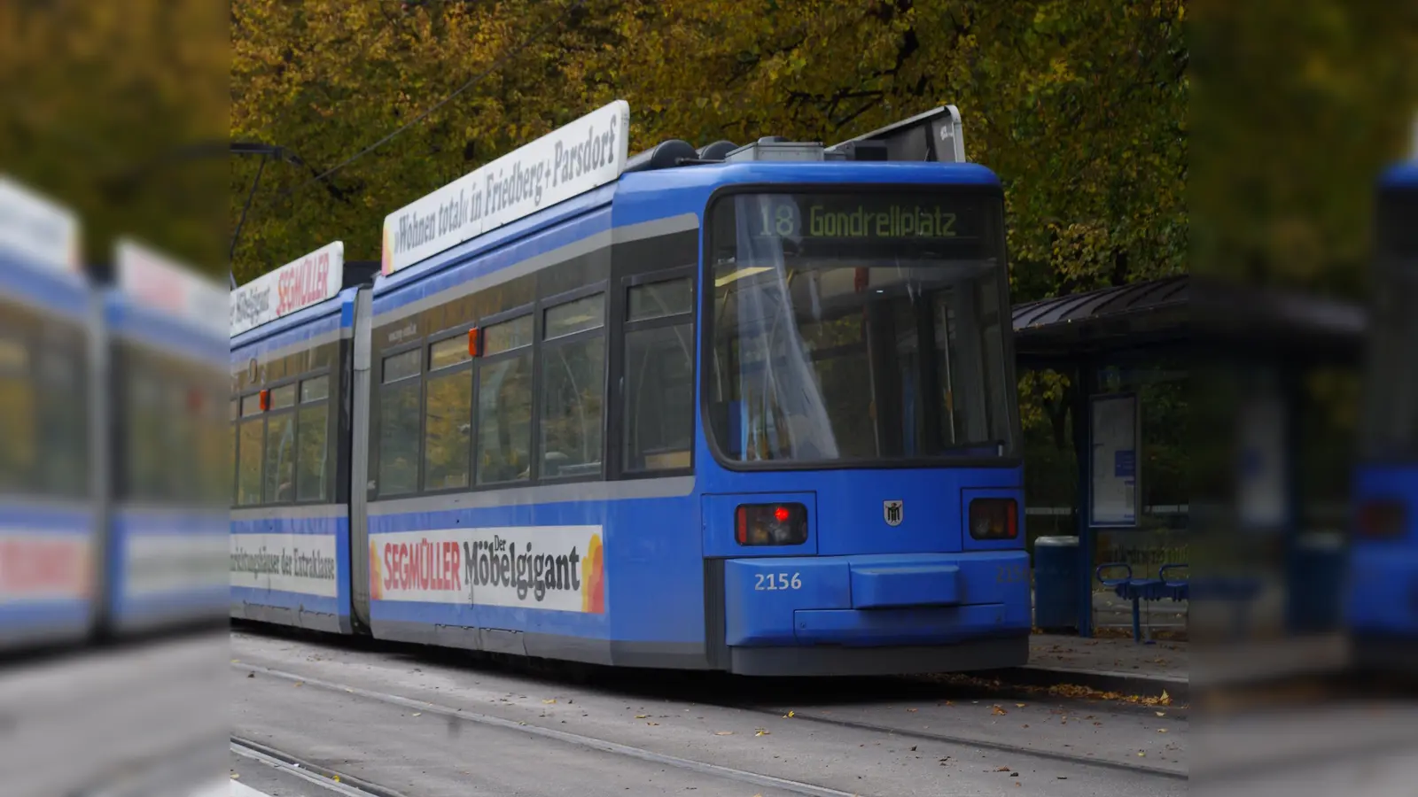 Die Tram 18 wird derzeit zwischen Westendstraße und Gondrellplatz durch Busse ersetzt. (Foto: Beatrix Köber)