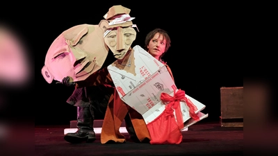 Das Theater Kunstdünger spielt diesmal das Stück "Hannah und die Bohnenranke". (Foto: Manfred Lehnerr)