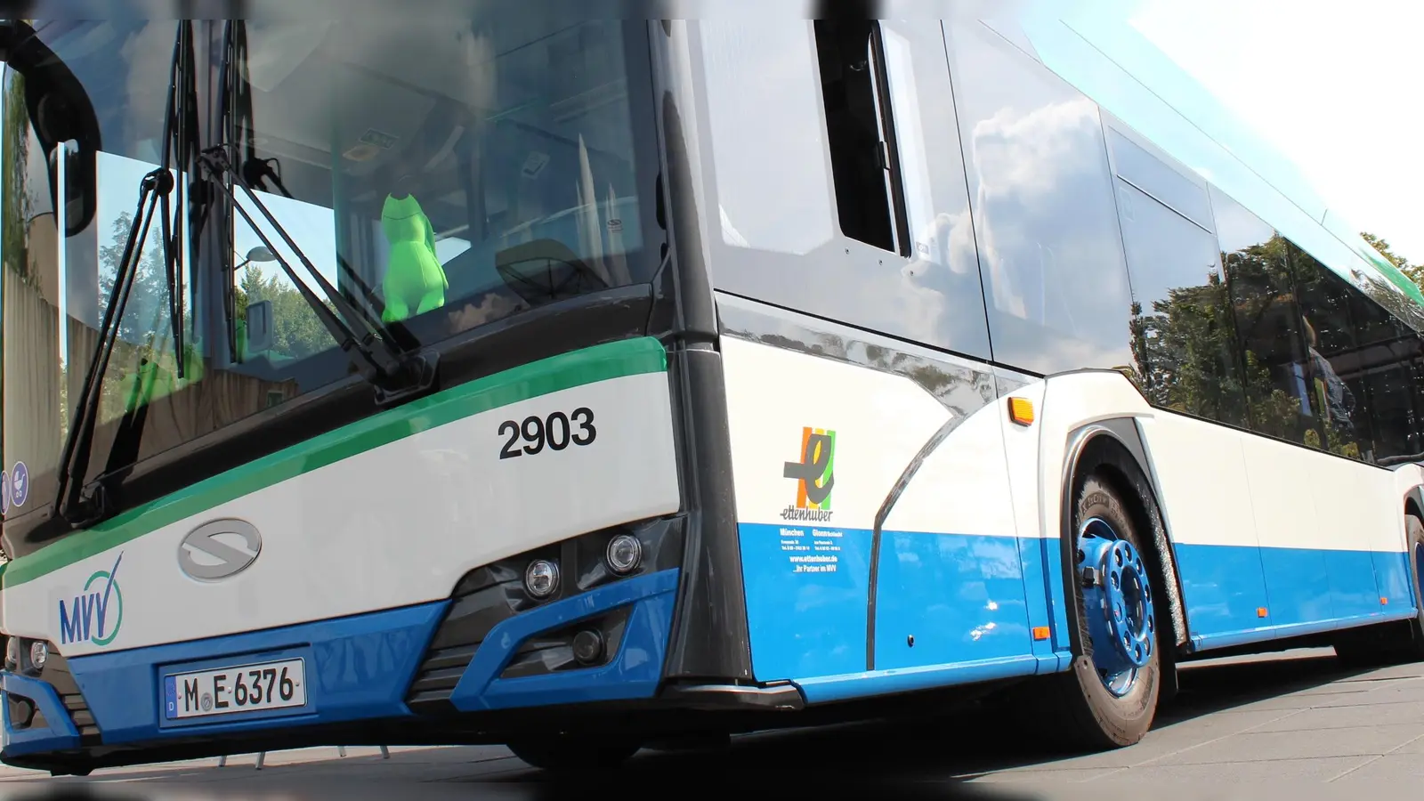 Die neue Linie 459, die zwischen S-Bahnhof Poing und Messestadt Ost verkehrt, nimmt ihren Betrieb bereits im Dezember auf.  (Foto: MVG)