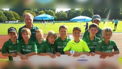 Die Dietersheimer E-Junioren sind gut, obwohl sie oft ohne Auswechselspieler antreten.	 (Foto: VA)