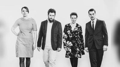 Verbale Schlammschlacht in der gehobenen Mittelschicht geht auch super auf Bairisch: Die Schauspieler von "Gott des Gemetzels". (Foto: VA)