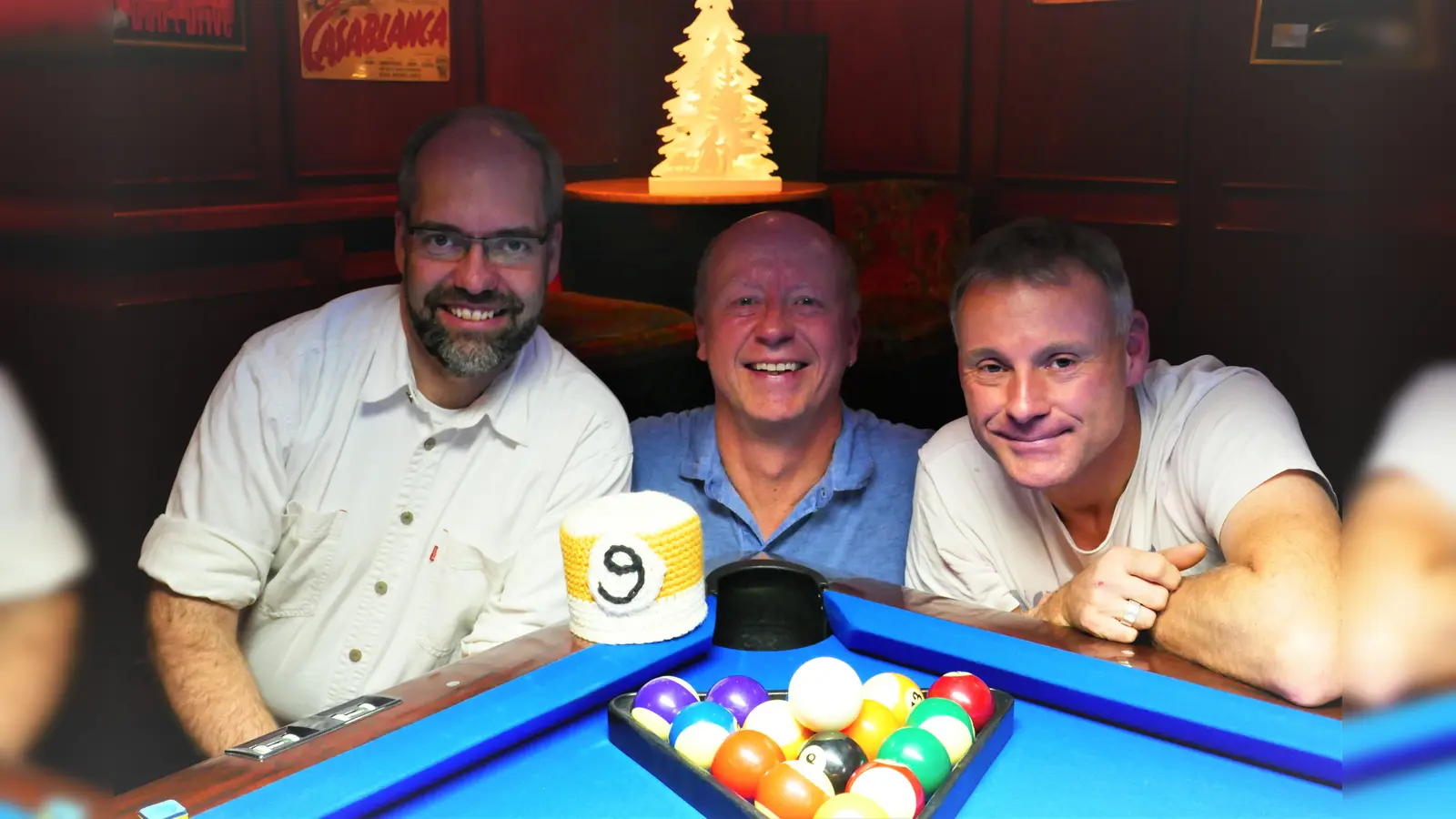 Das Siegerfoto (von links): Jürgen Ismeier, Sieger Wolfgang Maier und Torsten Kunze. (Foto: Thomas Deuter)