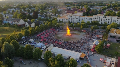 Am 28. Juni findet wieder die Truderinger Sonnwendfeier statt. Alle sind eingeladen.  (Foto: THW München-Ost)