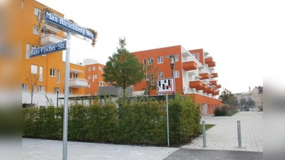 Am Max-Hirschberg-Weg, nahe dem künftigen Kinderspielplatz, soll eine durch Münzeinwurf und Werbung finanzierte Toilette aufgestellt werden. (Foto: tg)