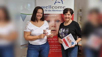 Freuen sich auf Ihren Anruf: KBW-Koordinatorin Franziska Brock und wellcome-Engel Silvia Ruopp. (Foto: KBW)