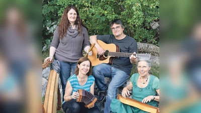 Die vier Musiker von Dulcimore spielen am 20. Oktober im Wirtshaus in Taglaching. 	 (Foto: VA)