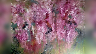 Die Künstlerin Annunciata Foresti will in ihrer Ausstellung „Florales“ Emotionen bei den Betrachtern wecken. (Foto: Annunciata Foresti)