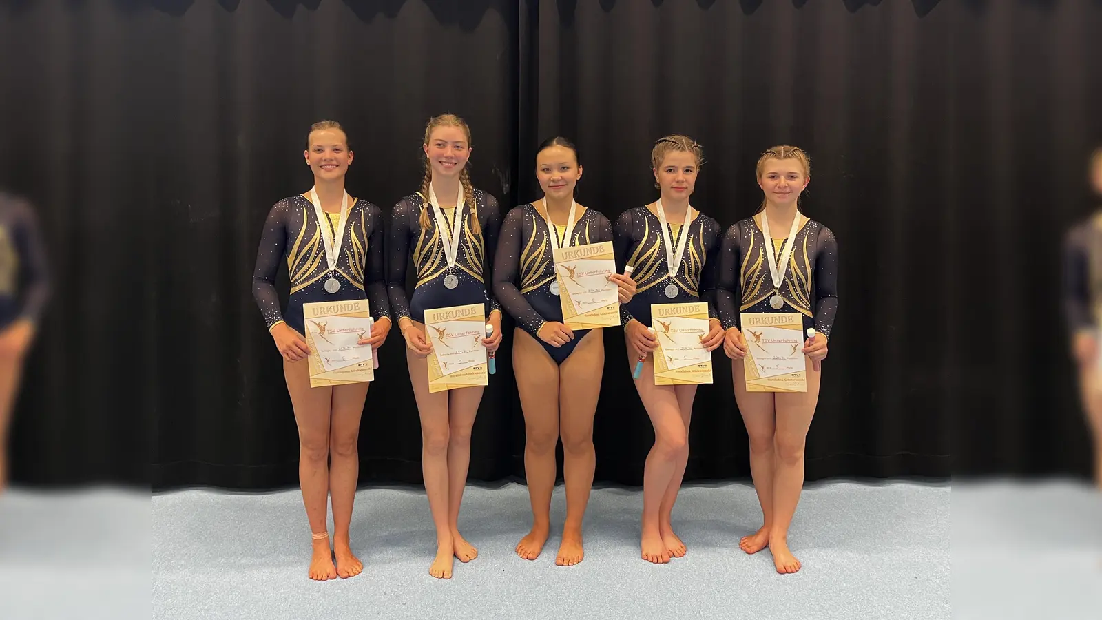 Ihr Können bewiesen haben unter anderen (von links nach rechts) Maria Schumertl, Fiona Wernicke, Milla Wagner, Jona Nierlich und Annalene Bracht. (Foto: Verein)