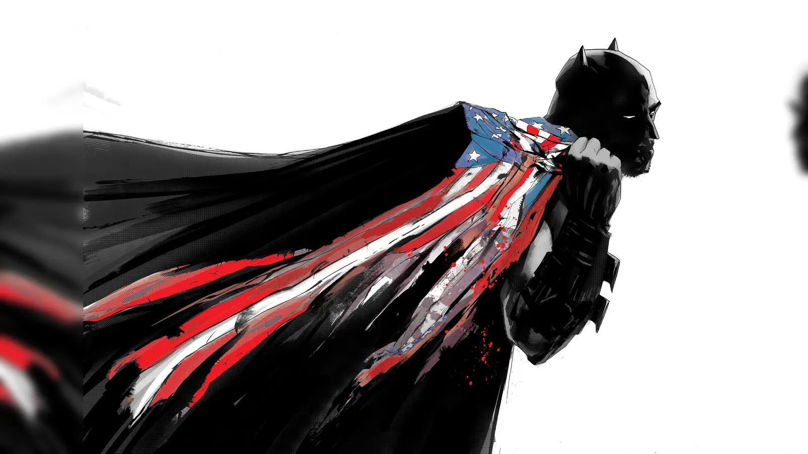 Batman von Jock, Mark Simpson (*1972), bekannt als Jock, hat diverse Cover für Batman erstellt.Er hat auch an dem Film „Batman: Begins“ von Warner Bros sowie an der TV-Serie „Gotham“ mitgearbeitet. (Foto: ﻿﻿﻿Jock & TM DC Comics. All Rights Reserved.)