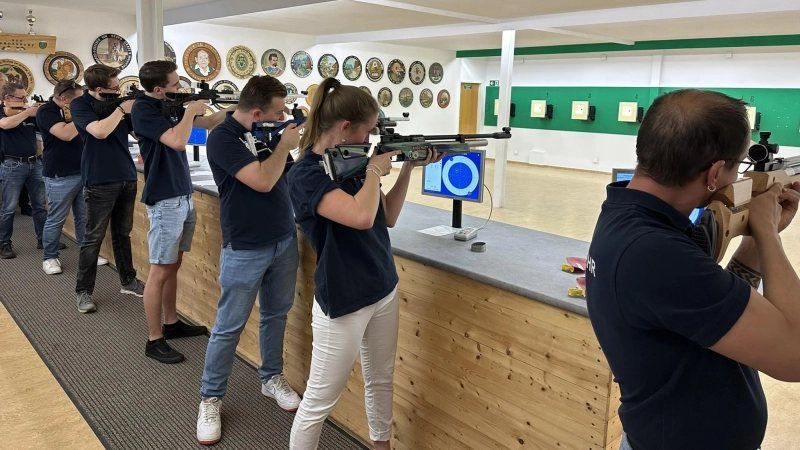 Rund 220 Schützinnen und Schützen nahmen im Vorjahr am Stadtkönigsschießen teil. (Foto: Schützengesellschaft Haar)