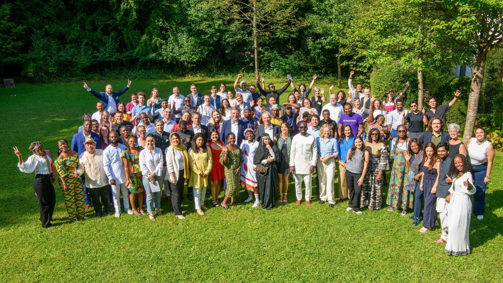 Die Teilnehmerinnen und Teilnehmer des Seminars für Führungskräfte kamen aus 57 Ländern. (Foto: HdbL)