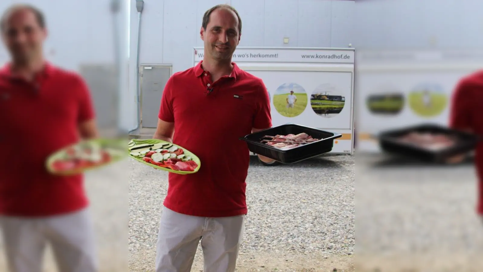 Stefan Dellinger grillt leidenschaftlich gerne. Nur Fleisch und Würstl aus eigener Produktion kommen bei ihm auf den Rost. (Foto: Huss-Weber)