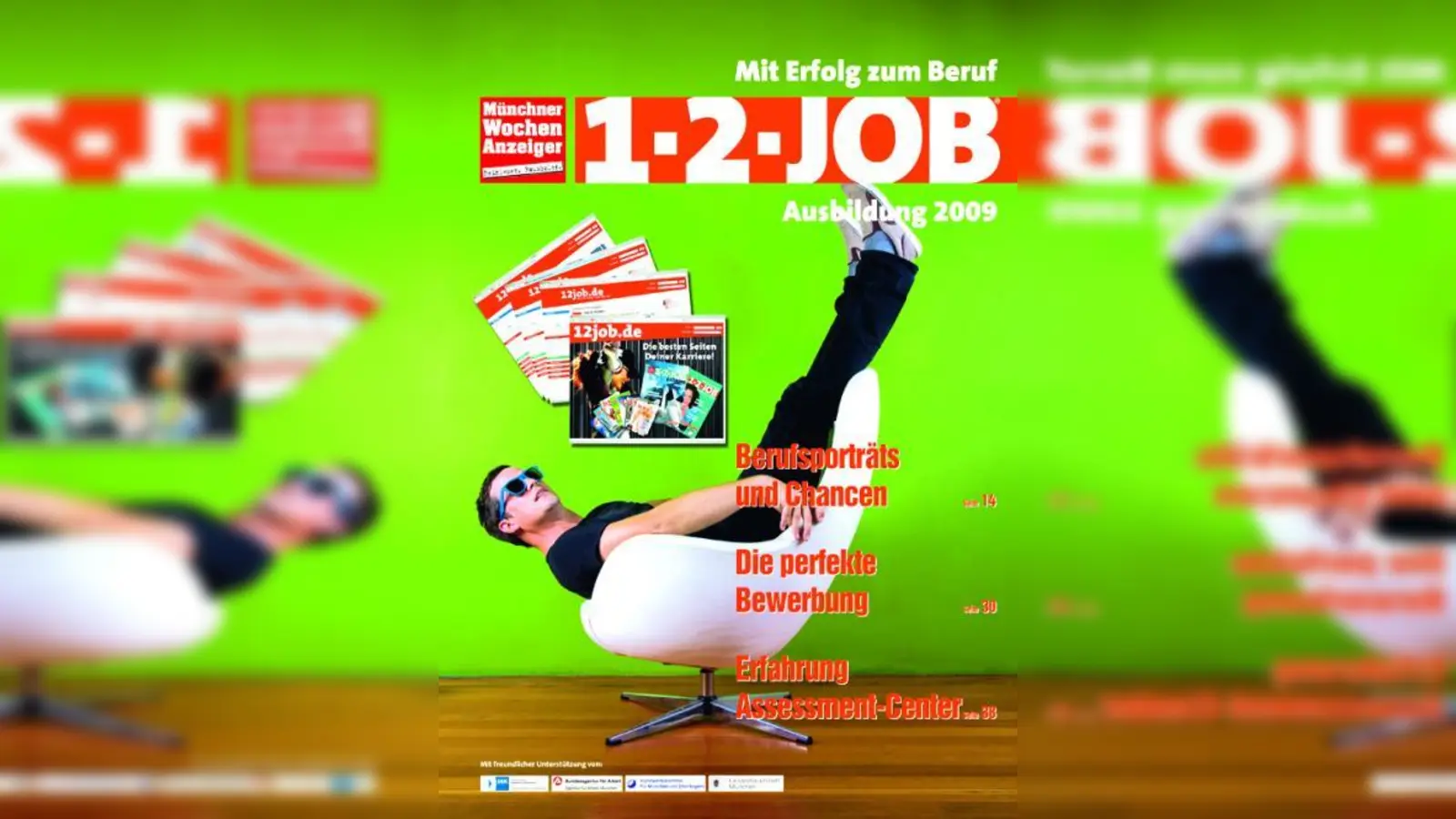 Hilfe zu Berufswahl und Bewerbungsfragen: Das neue 12JOB-Heft liegt kostenlos an Münchner Schulen aus. (Foto: Cover)