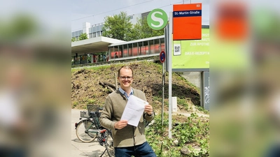 Die Bauarbeiten für die Barrierefreiheit des S-Bahnhofs St.-Martin-Straße beginnen im August 2020. Das geht aus einer Anfrage des SPD-Landtagsabgeordneten Markus Rinderspacher hervor. (Foto: Büro MdL Markus Rinderspacher)