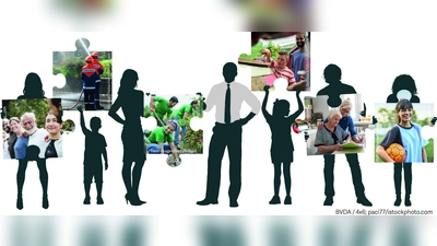 Ehrenamt ist das Rückgrat unserer Gesellschaft – Kostenlose Wochenzeitungen sind Rückgrat des Ehrenamtes. (Grafik: BVDA)