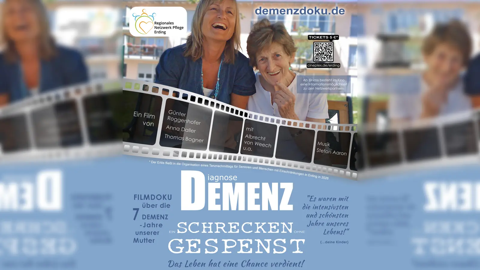 Demenz ist kein Tabuthema. Dies zeigt der Film: Diagnose Demenz. (Foto: Günter)