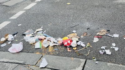 Bei der Cleanup-Aktion wird achtlos weggeworfenem Müll der Kampf angesagt.  (Foto: hw)