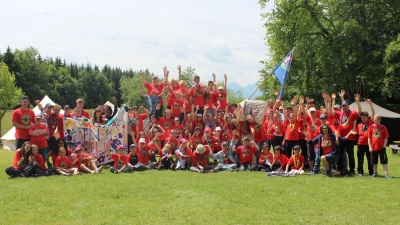 Gemeinsam geht mehr: Das diesjährige inklusive Pfadfinderlager zog rund 80 Teilnehmende an (Foto: Sanny Schwarz)