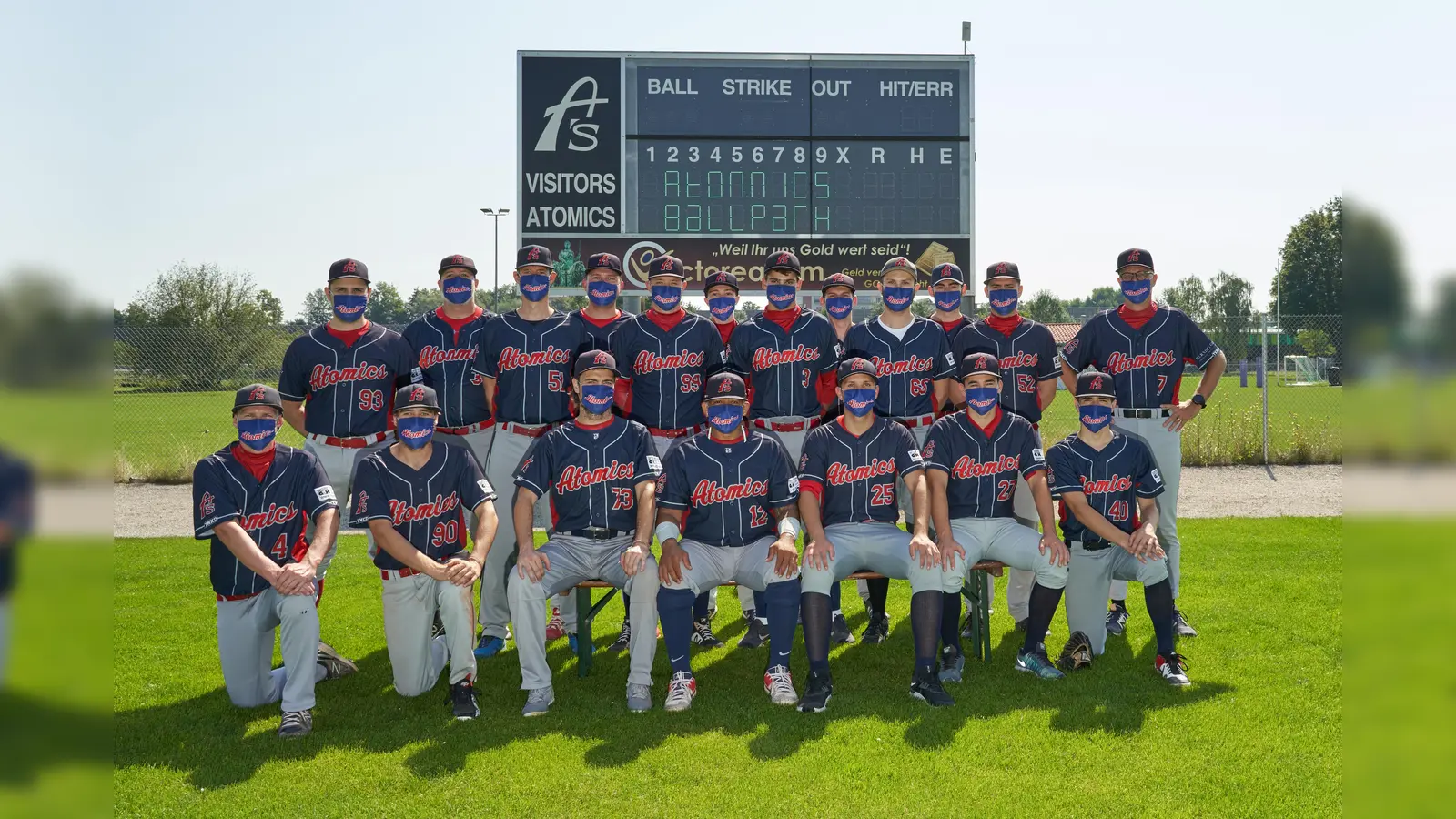 Ein starkes Team: Die Garching Atomics spielen in der Baseball-Bayernliga. (Foto: Verein)