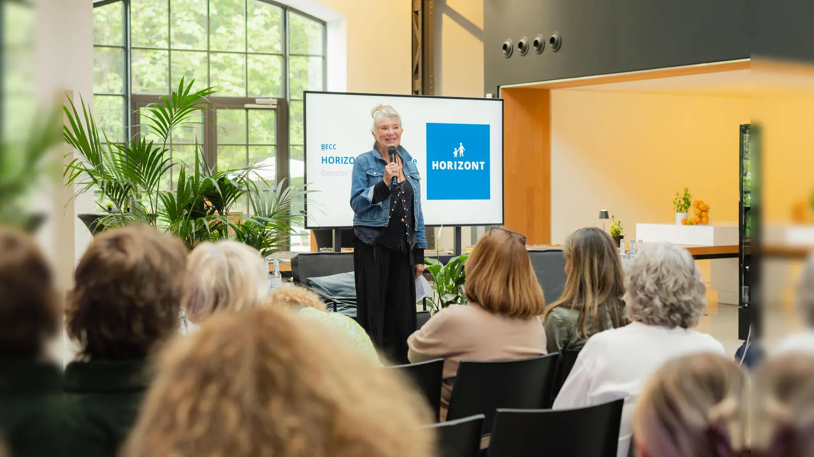 In der Dialogreihe mit Jutta Speidel ging es um die geschlechtersensible Versorgung im medizinischen Bereich.  (Foto: Nikita Weippert/HORIZONT)
