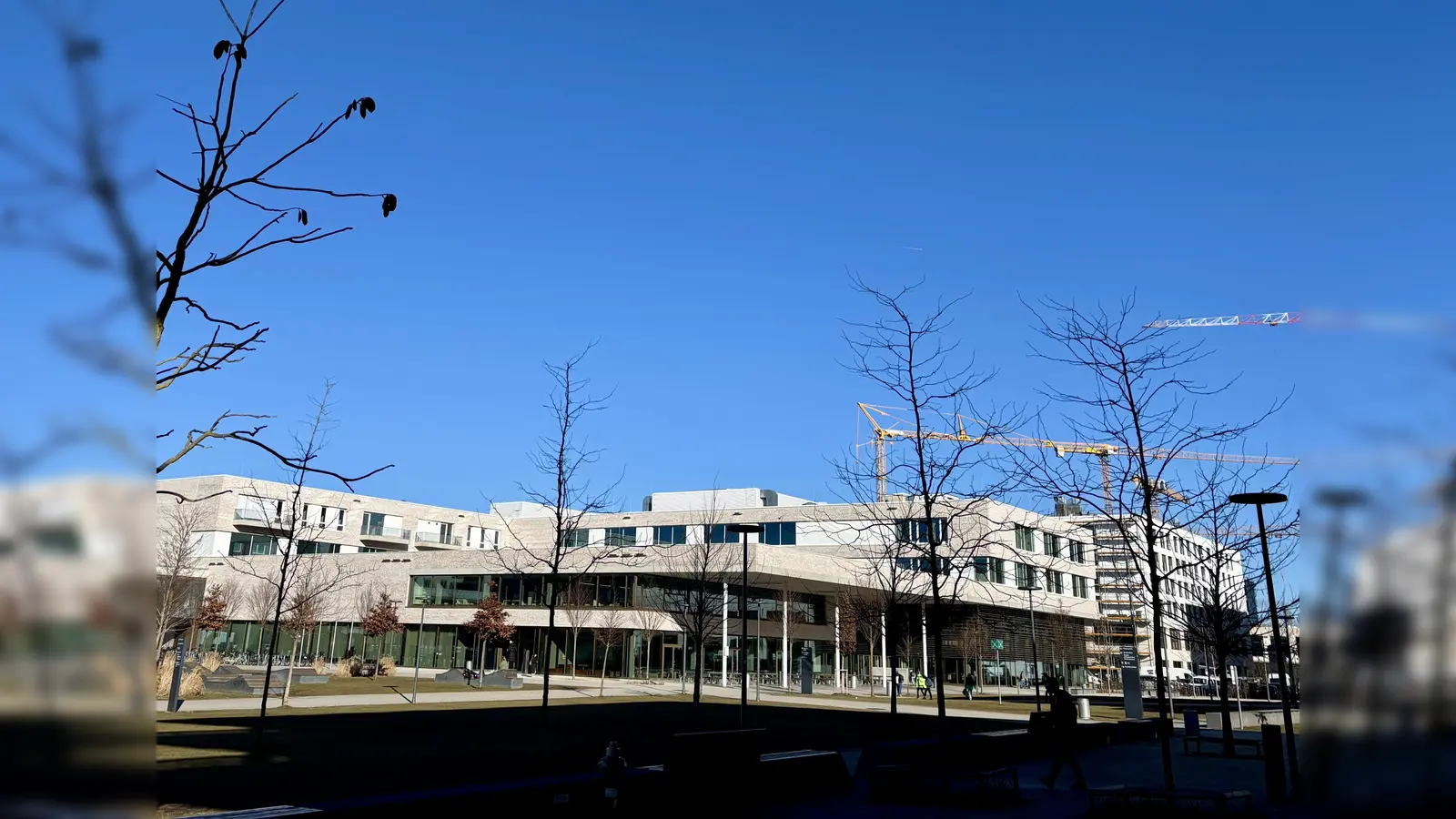 Der Schulcampus Freiham: auch optisch ein Hingucker. (Foto: Ulrike Seiffert)