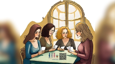 Frauen karteln mit viel Spaß gemeinsam für den guten Zweck. (Foto: LRA)