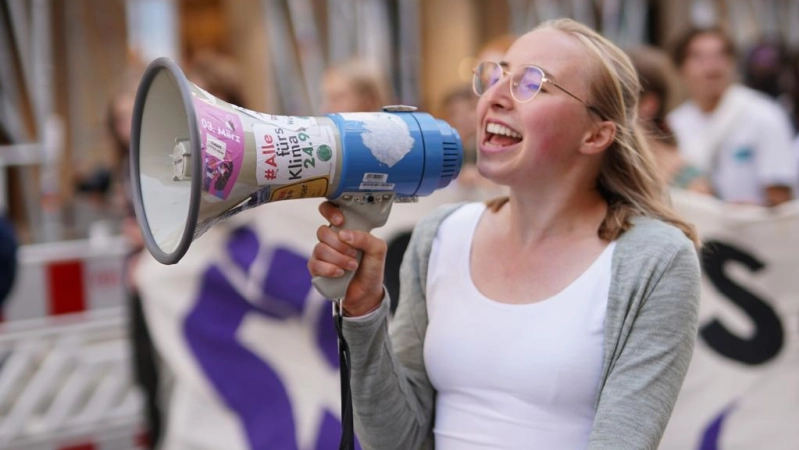 Ronja Hofmann, Klimagerechtigkeitsbewegung Fridays for Future. (Foto: FFF)