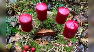 Alle vier Kerzen leuchten an Heiligabend. (Foto: hw)