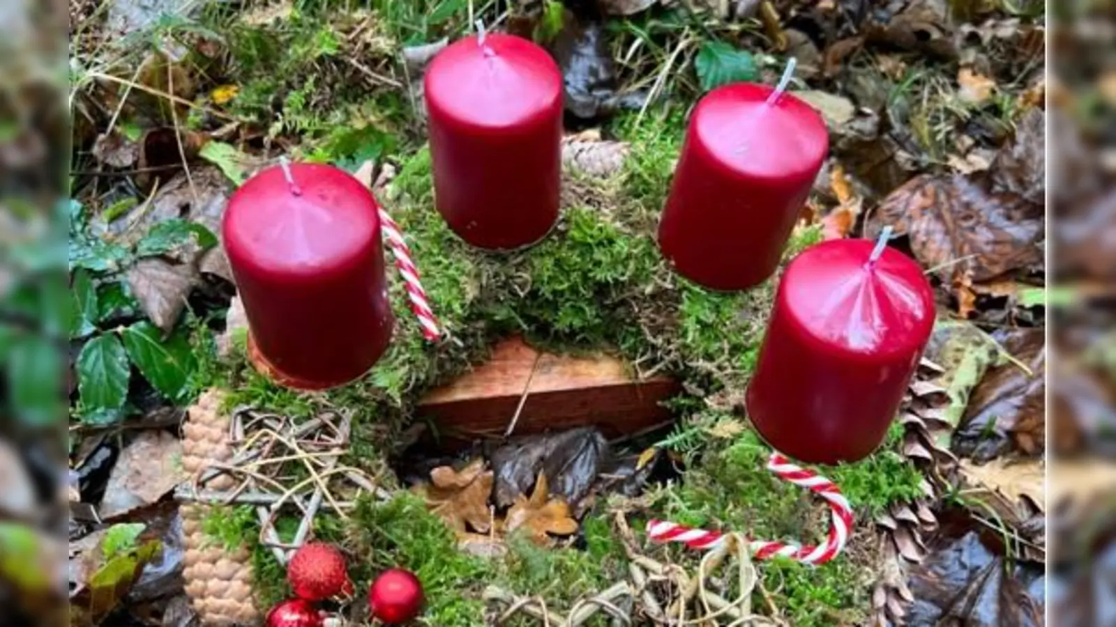 Alle vier Kerzen leuchten an Heiligabend. (Foto: hw)