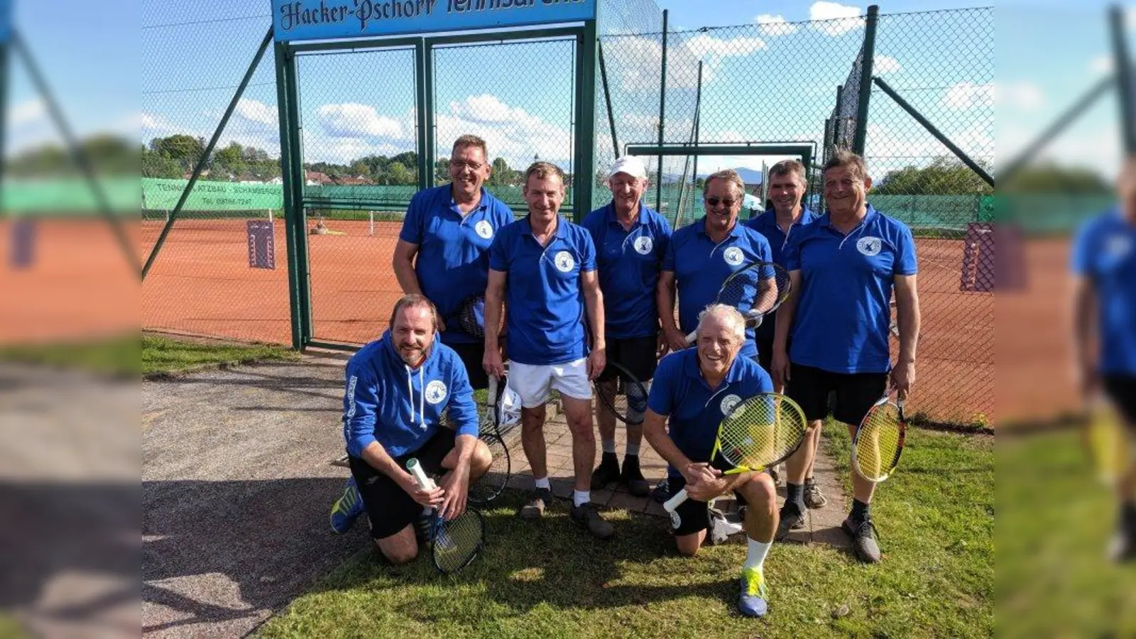 Das Tennis-Team „Herren 50“ des BSC Oberhausen. (Foto: BSC Oberhausen)