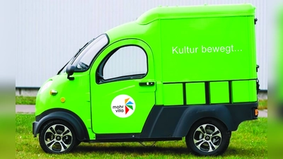 Knallgrün und praktisch: der Elektrofrosch. Die Mohr-Villa möchte diesen Kleinsttransporter erwerben. (Foto: 2023 Elektrofrosch Berlin)
