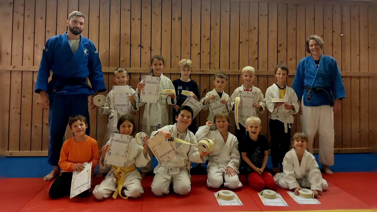 Die kleinen Judokämpfer haben mit großem Spaß den Schnupperkurs absolviert. (Foto: ©TSV Grafing / Judo-Abteilung)