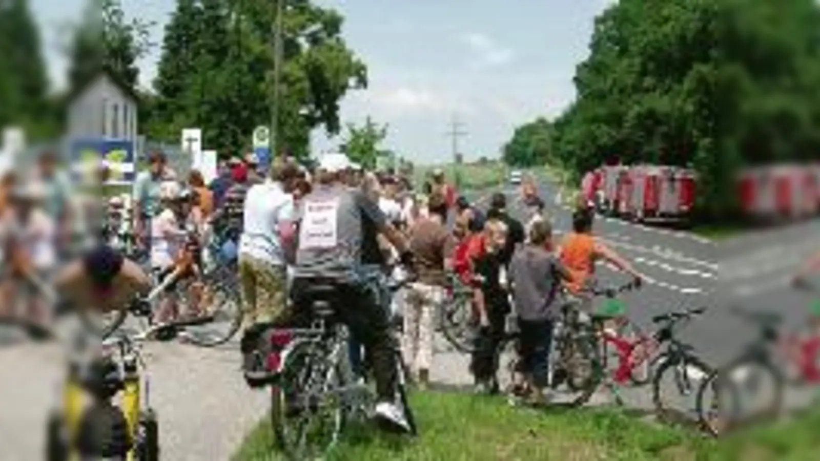 Für Radfahrer bedeutet der Maisteig vor allem eine gefährliche Kreuzung  doch mit ihrer »Radldemo« haben sie endlich einiges in Bewegung gebracht.  (Foto: sh)