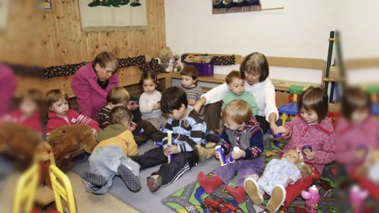 In den Kinderparks des Sozialdienstes Germering fühlen sich auch die Kleinsten schon wohl. (Foto: Vera Greif)