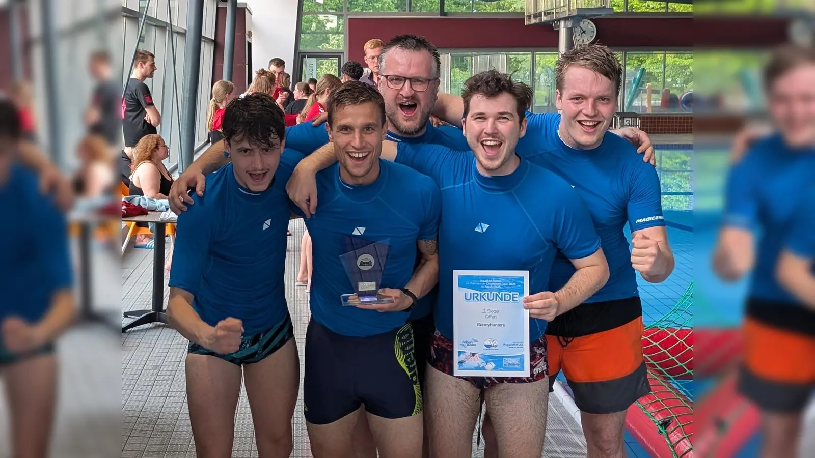 Zeigten ihre Klasse (von links): Raffaele Schmidt-Soletti, Matthias Gattinger, Andreas Lutzenberger, Sebastian Kölbl, Felix Brandl. (Foto: SV)