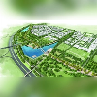 Der Landschaftspark Freiham mit den geplanten Badeseen. (Foto: LHM/Planungsreferat)