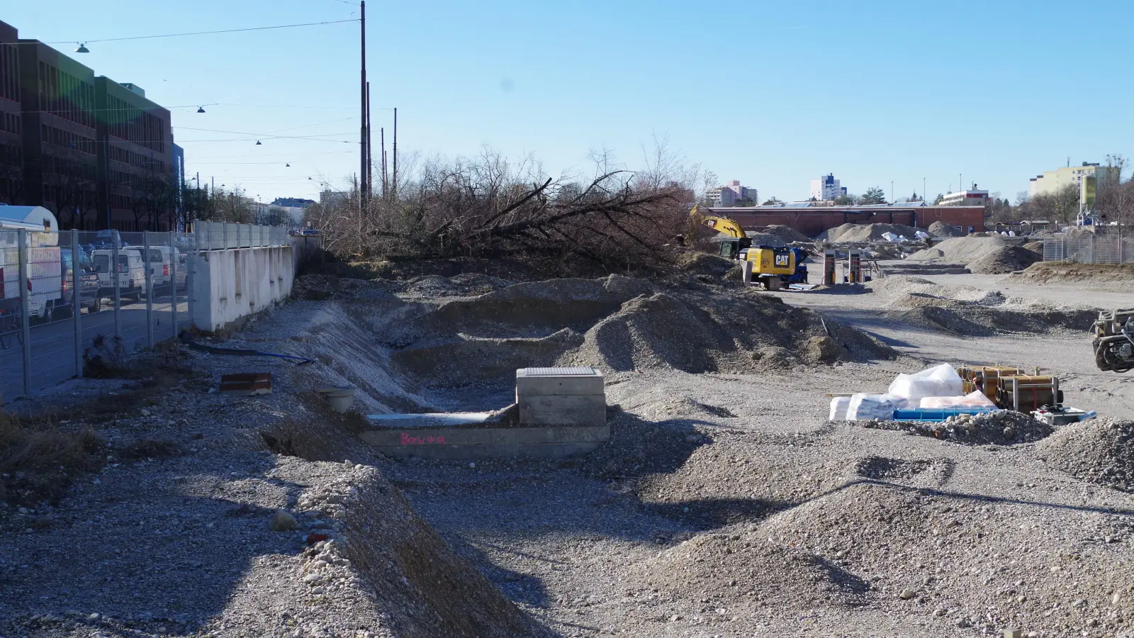Auf dem Areal an der Zschokkestraße soll in den nächsten Jahren ein neues Quartier entstehen. (Foto: Beatrix Köber)